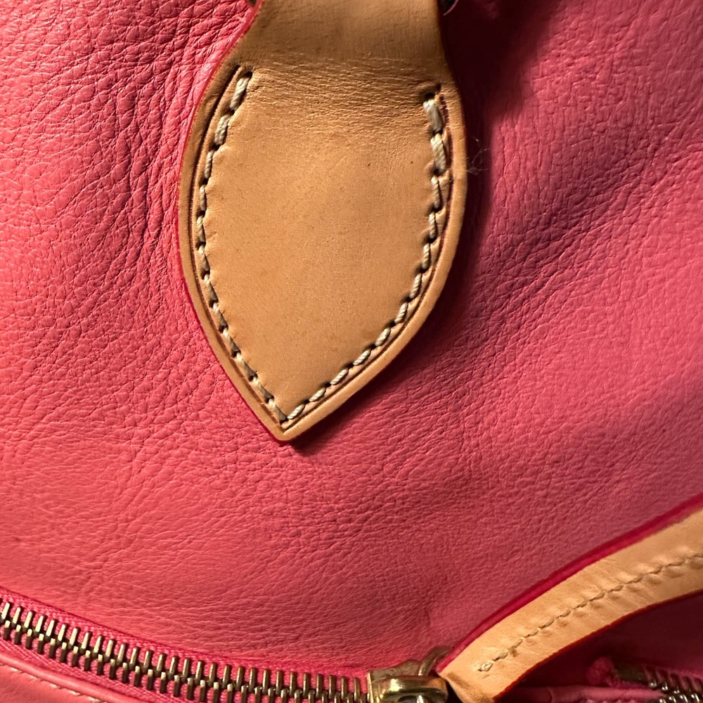 Dooney and Bourke bubblegum pink (no strap) there are spots here and there l@@k! - Picture 2 of 13